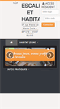 Mobile Screenshot of escalehabitat-blois.fr